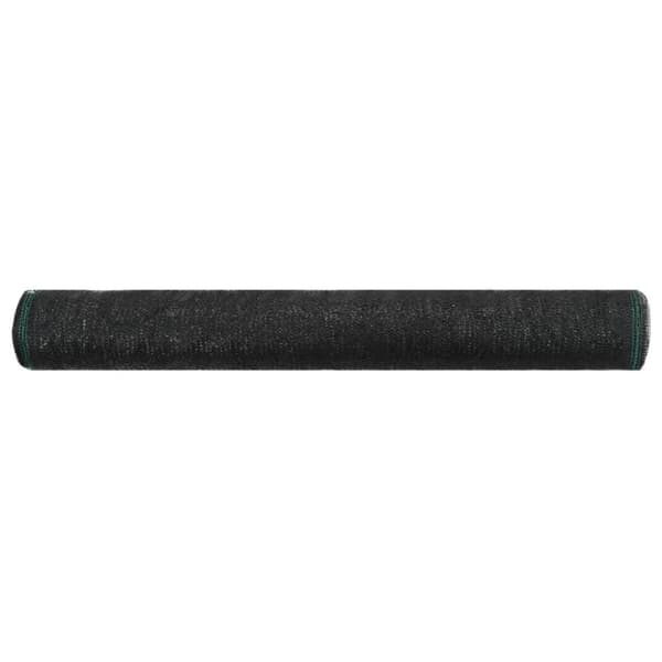 vidaXL tennisskærm HDPE 1,2 x 50 m sort
