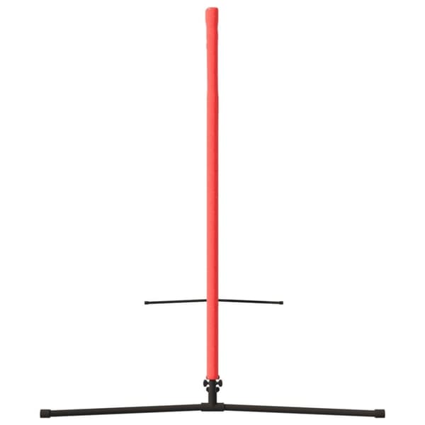 vidaXL Tennisnät svart och röd 300x100x87 cm polyester