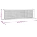 Miniatyrbillede 8 af 10: vidaXL tennisnet 300x100x87 cm polyester sort og rød