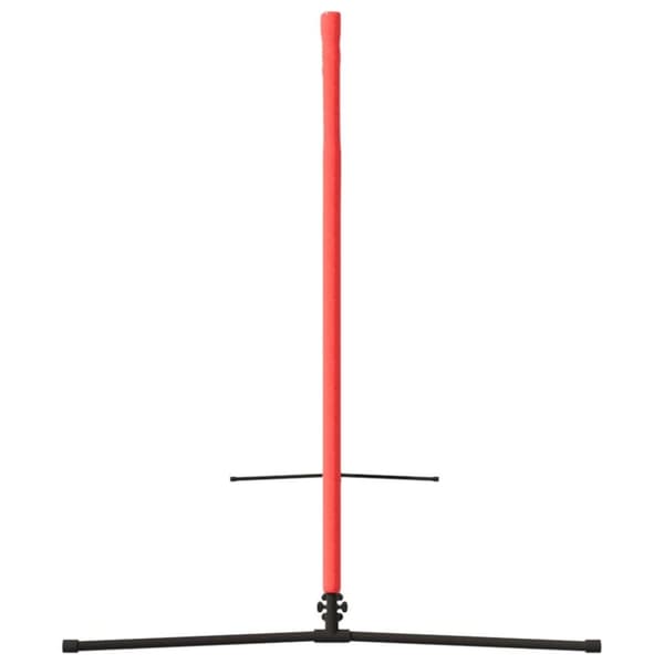 vidaXL Tennisverkko musta ja punainen 400x100x87 cm polyesteri