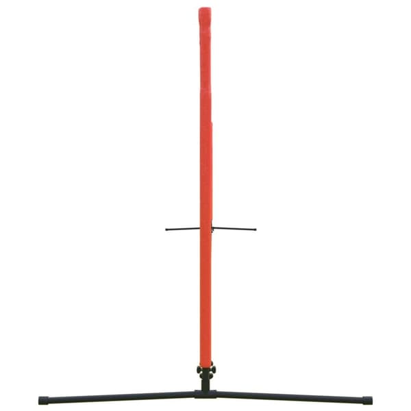 vidaXL Tennisnät svart och röd 500x100x87 cm polyester