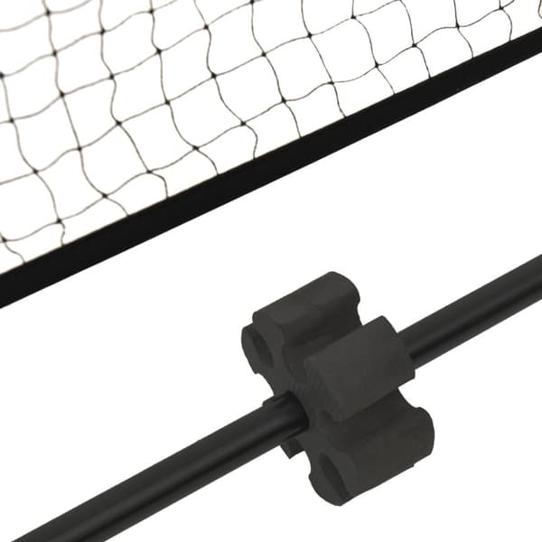 tennisnet 600x100x87 cm polyester sort og rød