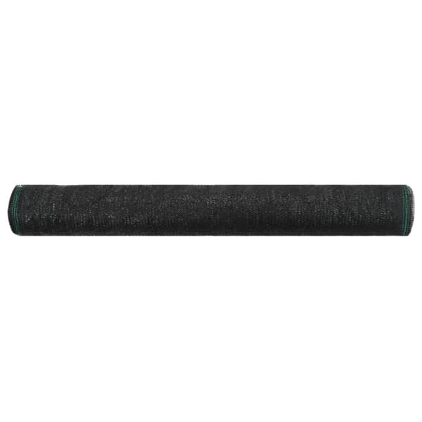 Vindskydd för tennisplan HDPE 1x25 m svart