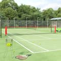 Miniatyrbild 1 av 2: Tennisnät svart och röd 600x100x87 cm polyester