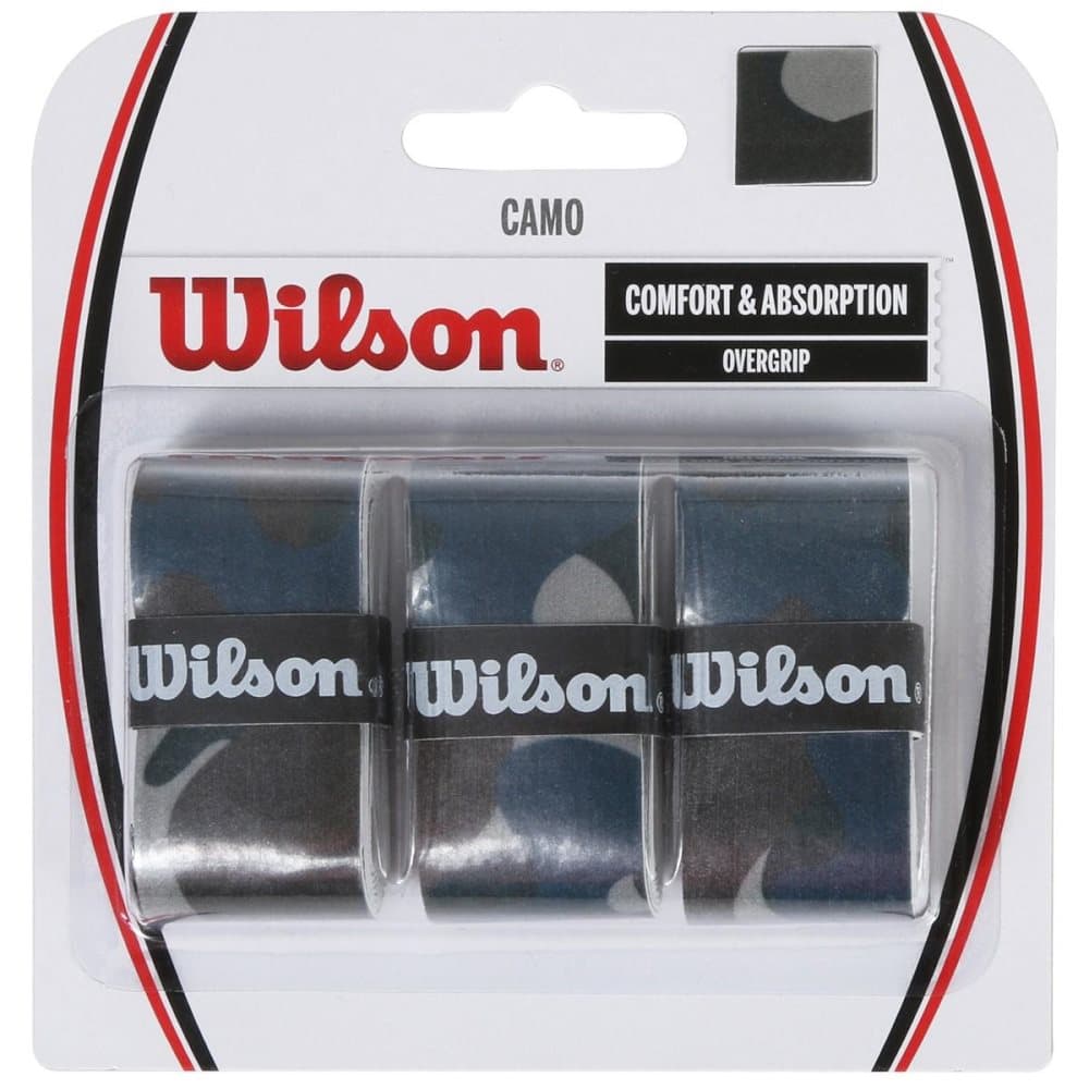 Wilson, 3x Overgrip Camo - Blå