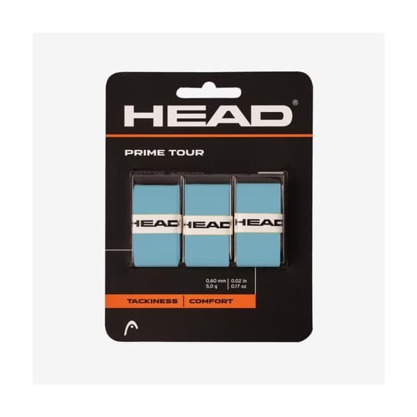 HEAD PRIME TOUR Blå overgrip x3 - Komfort och optimalt grepp