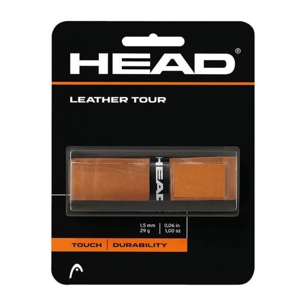 Grip Tennis - HEAD - LÄDER TOUR - Brunt Läder - Optimal Komfort - Unisex