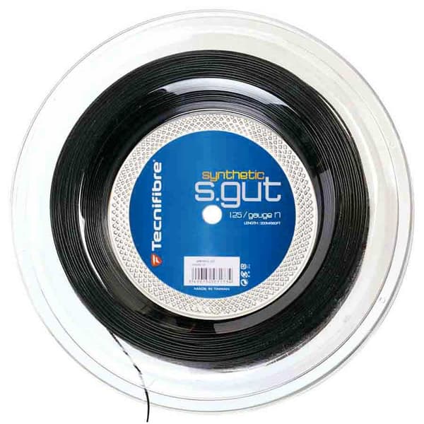 Tecnifibre Tennis Hjulsnor Synthetic Gut 200 M Sort 1.30 mm