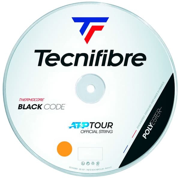 Tecnifibre Tenniskelan Kieli Black Code 200 M Oranssi 1.24 mm