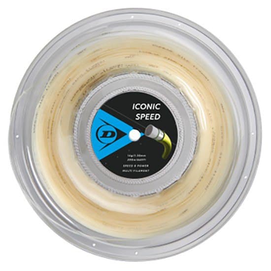 Dunlop Tenniskelan Kieli Iconic Speed 200 M Beige 1.25 mm