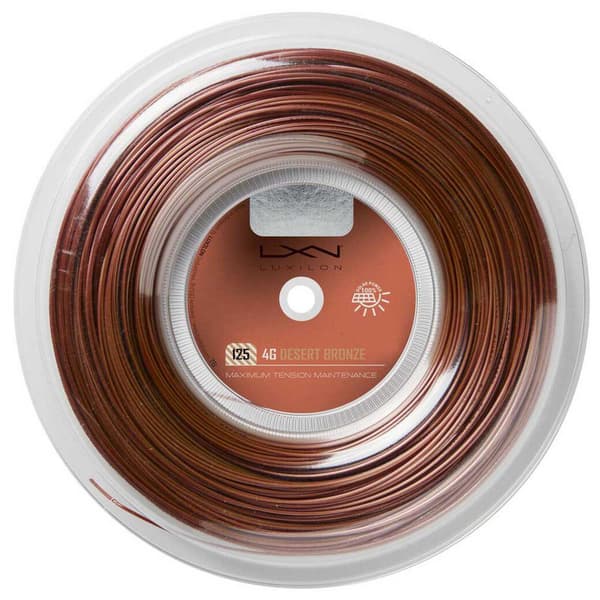 Luxilon Tenniskelan Kieli 4g Desert Bronze 200 M Kirkas 1.25 mm