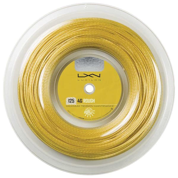 Luxilon Tennis Hjulsnor 4g Rough 200 M Gylden 1.25 mm