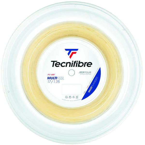 Tecnifibre Tennis Hjulsnor Multifeel 200 M Gul 1.25 mm