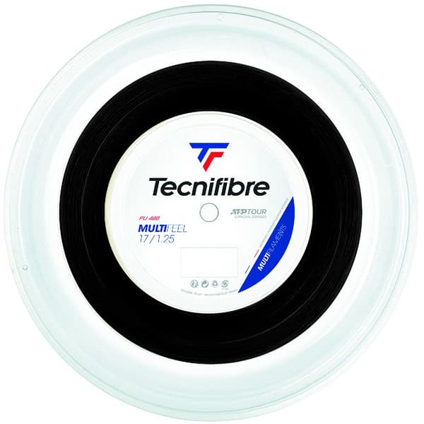 Tecnifibre Tennisrullsnöre Multifeel 200 M Svart 1.30 mm