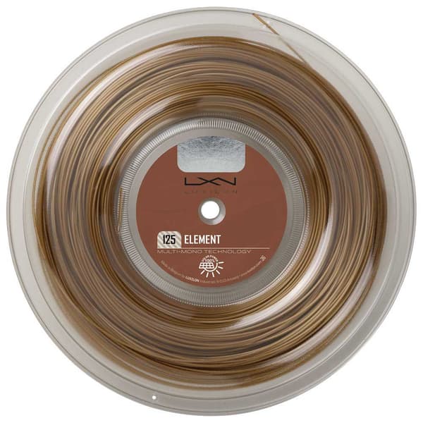 Luxilon Tenniskelan Kieli Element 125 200 M Kultainen 1.25 mm