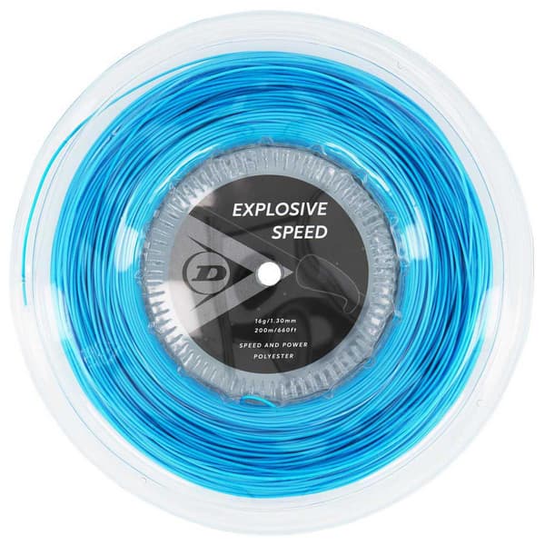 Dunlop Tenniskelan Kieli Explosive Speed Polyester 200 M Sininen 1.25 mm