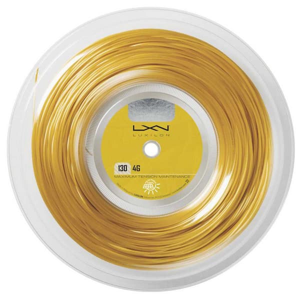 Luxilon Tenniskelan Kieli 4g 130 200 M Kultainen 1.30 mm
