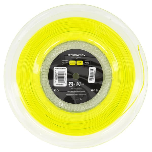 Dunlop Tennis Hjulsnor St Explosive Spin 200 M Gul 1.25 mm