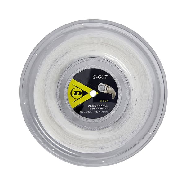 Dunlop Tennis Hjulsnor S Gut 200 M Hvid 1.32 mm