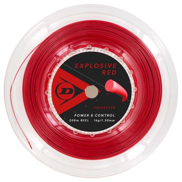 Dunlop Tenniskelan Kieli Polyester 200 M Punainen 1.25 mm