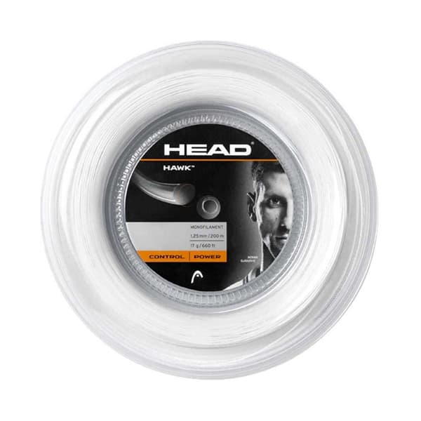 Head Racket Tenniskelan Kieli Hawk 200 M Valkoinen 1.25 mm