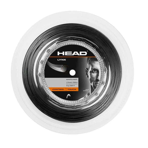 Head Racket Tenniskelan Kieli Lynx 200 M Musta 1.25 mm