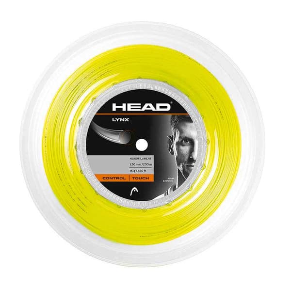 Head Racket Tenniskelan Kieli Lynx 200 M Keltainen 1.25 mm