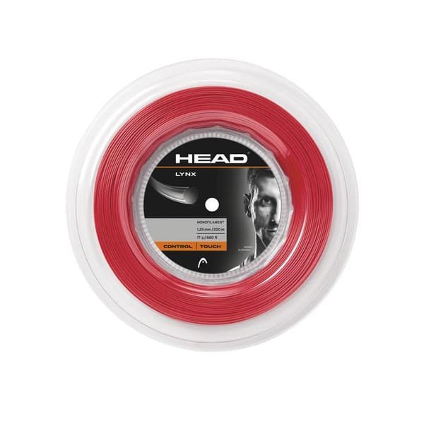 Head Racket Tennis Hjulsnor Lynx 200 M Rød 1.30 mm