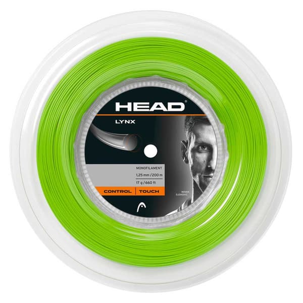 Head Racket Tennis Hjulsnor Lynx 200 M Grøn 1.25 mm