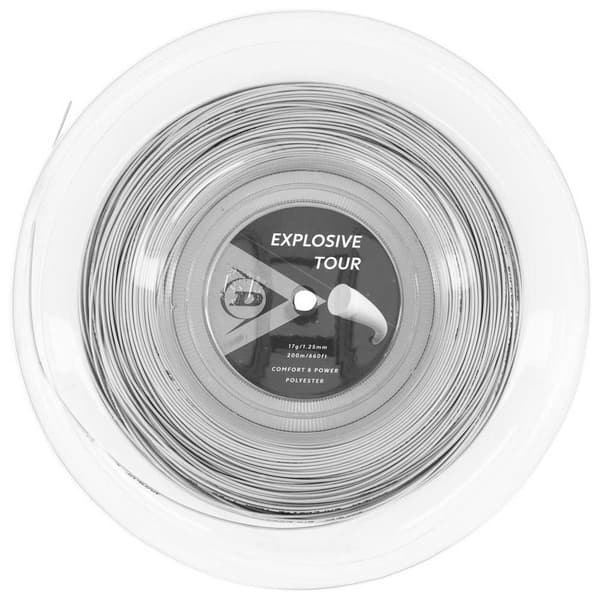 Dunlop Tennis Hjulsnor Explosive Tour Polyester 200 M Grå 1.25 mm