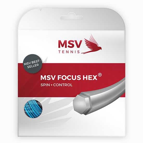 Msv Tennis Focus Hex 12 M Yksittäinen Tenniskieli  1.23 mm