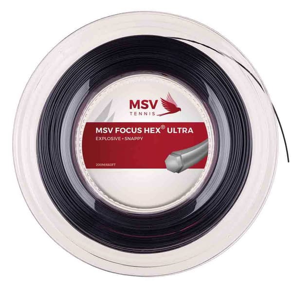 Msv Tennis Focus Hex Ultra 200 M Tenniskelan Kieli  1.30 mm