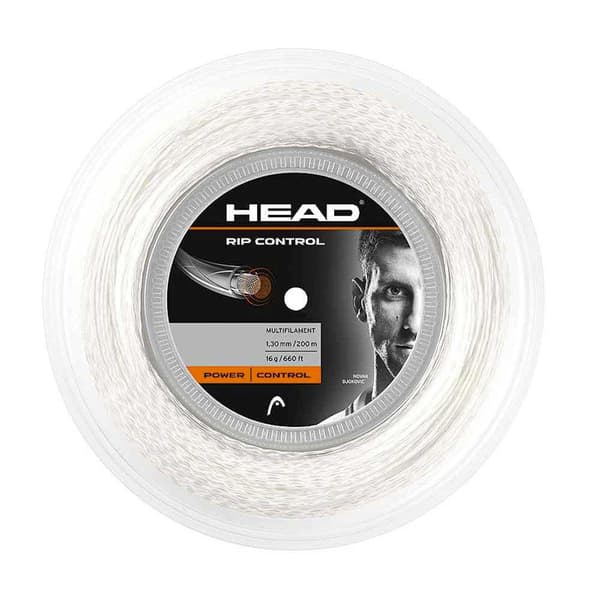 Head Racket Tenniskelan Kieli Rip Control 200 M Valkoinen 1.30 mm