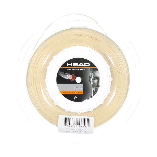 Head Racket Tenniskelan Kieli Velocity Mlt 200 M Beige 1.25 mm