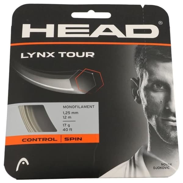 Tennissnöre - Head - Lynx tour 125 - Monofilament - 12 m - 17g