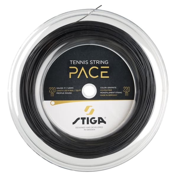 Tennis Sträng Pace 220 M Reel Graphite - 1.25mm