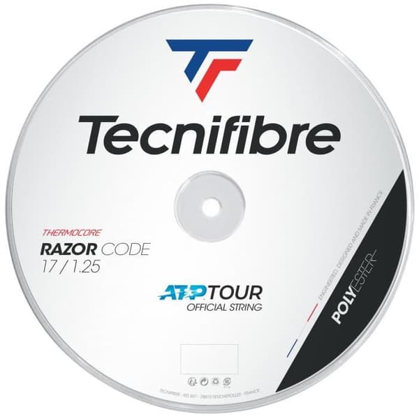 Tecnifibre Razor Code Vit 200m rulle - Färg:Vit Gauge:125