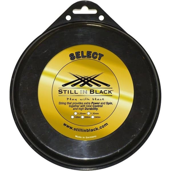 Bobin av tennis snöre Still in Black 240 m - 1,30 mm