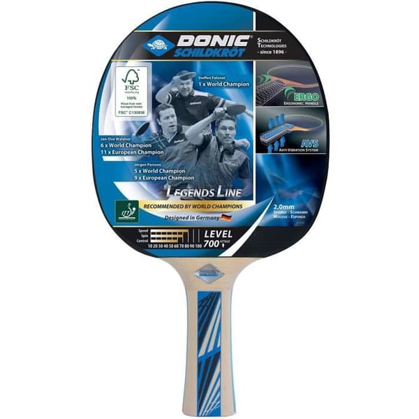 Bordtennisracket - SCHILDKRÖT - LEGENDS 700 FSC
