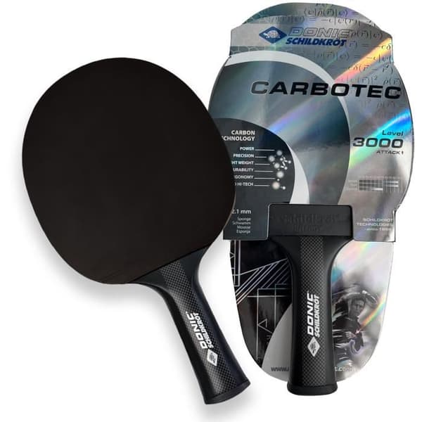 Bordtennisracket - SCHILDKRÖT - CARBOTEC 3000
