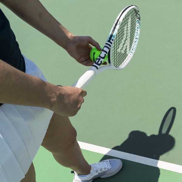 Tecnifibre Tempo V2 255 Tennismaila Hopeinen 1