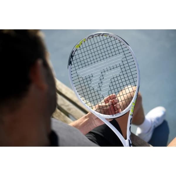 Tecnifibre TF-X1 275 (osträngad) tennisracket - vit/svart/gul - Storlek 1