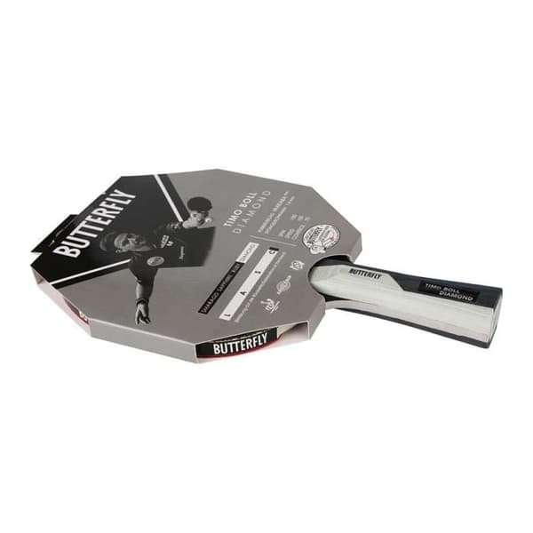 BUTTERFLY Timo Boll Diamond Black and Red pingisracketar - för vuxna - 2 års garanti