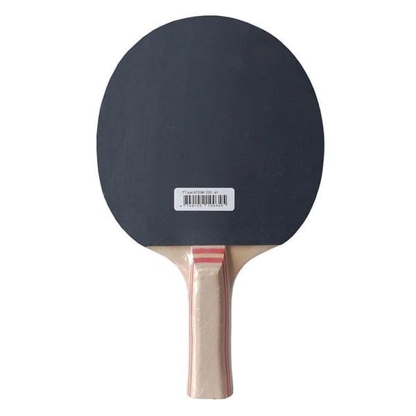 ATEMI R0637 bordtennisracketar - Set med 2 racketar - Svart och Röd