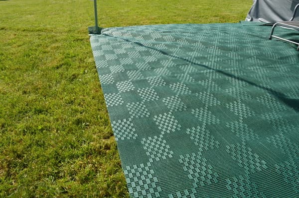 Tältmatta Campingmatta 2,5 x 60 cm – Grön plast