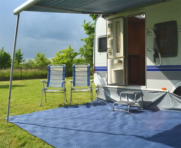 Tältmatta Campingmatta 2,5 x 60 cm – Grön plast