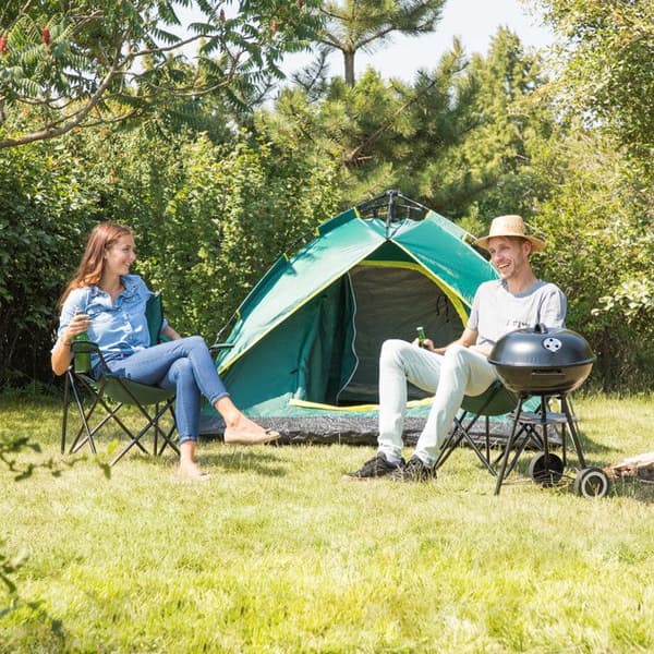 Relaxdays markpinnar, pinnar, förpackning om 20, galvaniserat stål, campingtält, 22 cm, kraftigt, silver