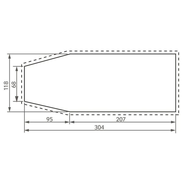 Vaude Tents Golvskydd Fp Power Sphaerio 2p Grönt
