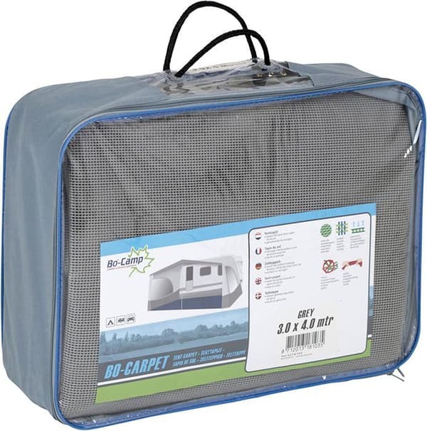 Campingtälttillbehör - sardin - Bo-camp stång - 4218106 Grå - Tältmatta - Bo-Matta - 3 x 6 meter - Grå