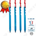 Miniatyrbild 2 av 4: TD® 4-delat set 18 cm tältpinnar - Tjocka campingpinnar Monterade legeringstälttillbehör Blå